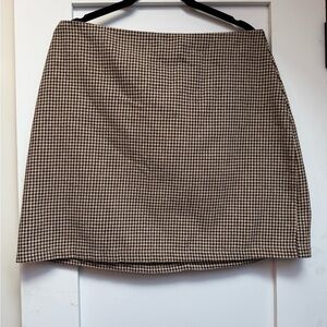 Classic Houndstooth Mini Skirt